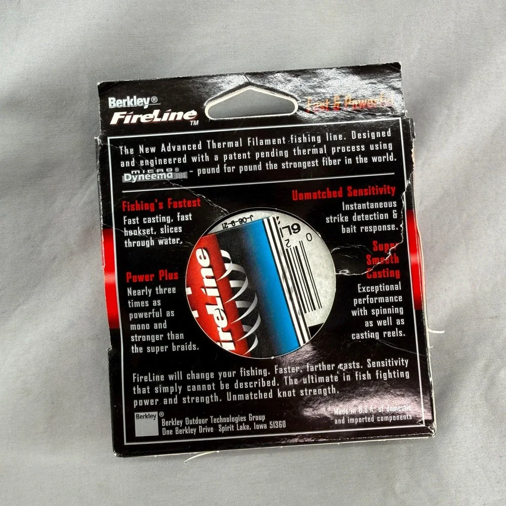 Berkley FireLine Fused Crystal Fishing Line 6lb Test 125yd Smoke FLFS6-42